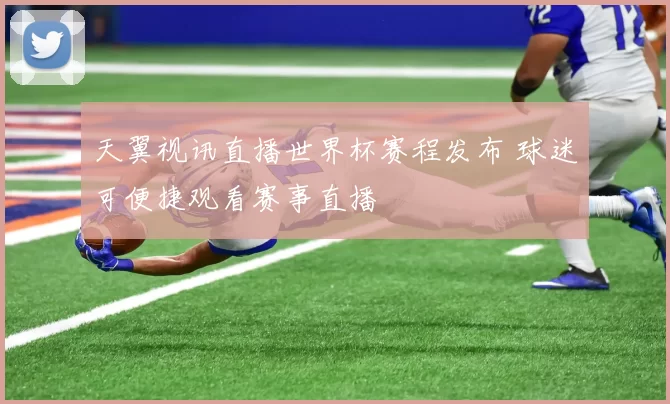 天翼视讯直播世界杯赛程发布 球迷可便捷观看赛事直播