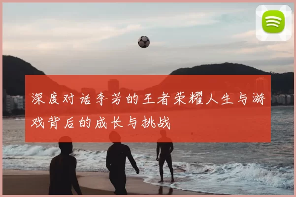 深度对话李芳的王者荣耀人生与游戏背后的成长与挑战