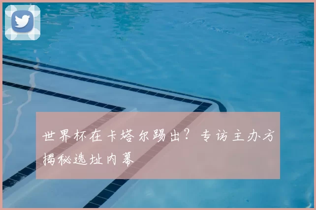 世界杯在卡塔尔踢出？专访主办方揭秘选址内幕