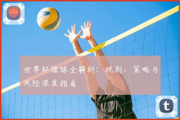 世界杯赌球全解析：规则、策略与风险深度指南