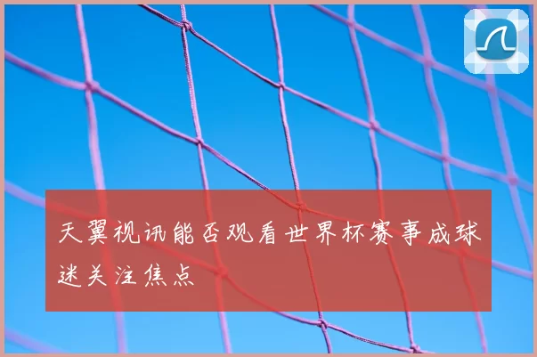 天翼视讯能否观看世界杯赛事成球迷关注焦点